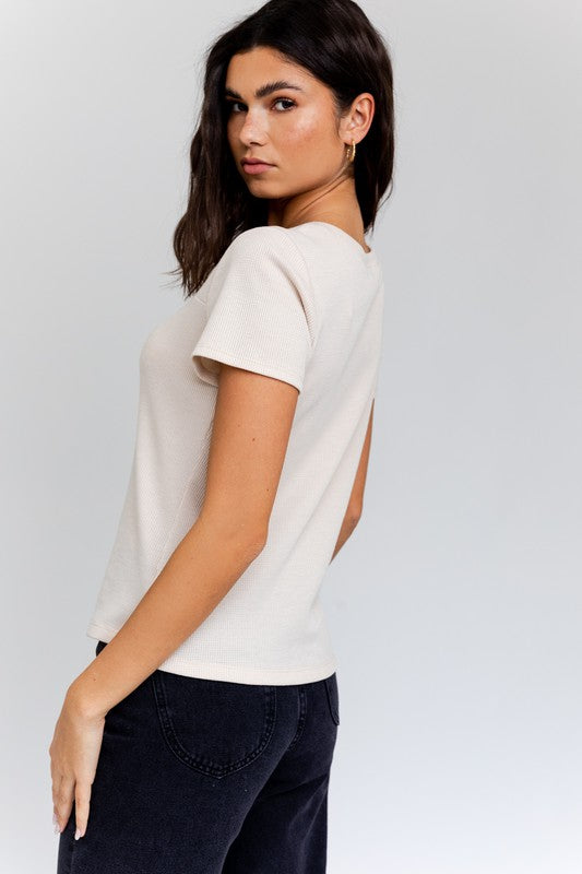 Rose Asymmetrical Top