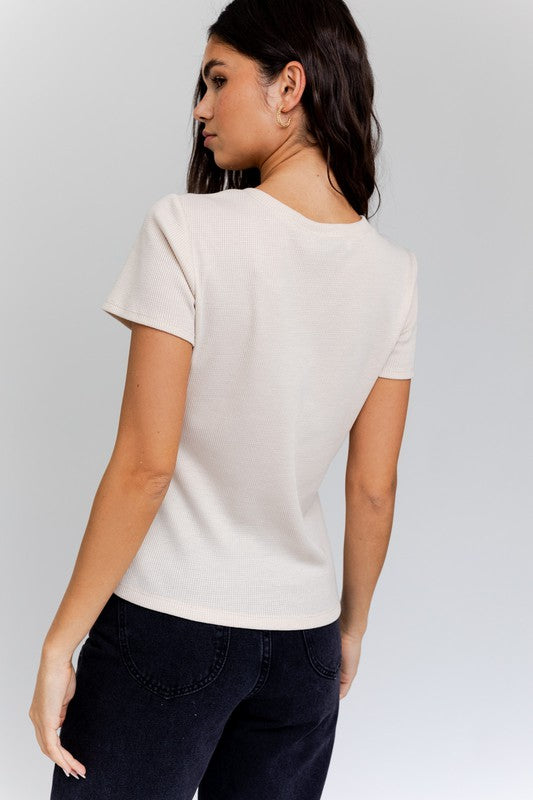 Rose Asymmetrical Top