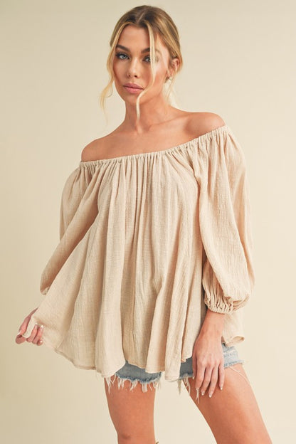 Nately Off Shoulder Tunic Dress