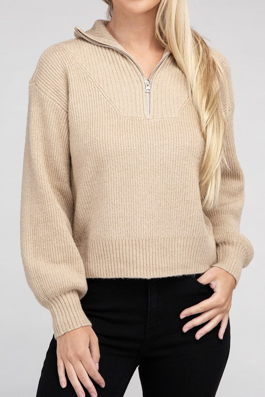 Zoe Half-Zip Pullover