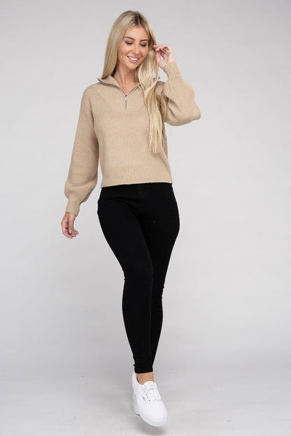 Zoe Half-Zip Pullover